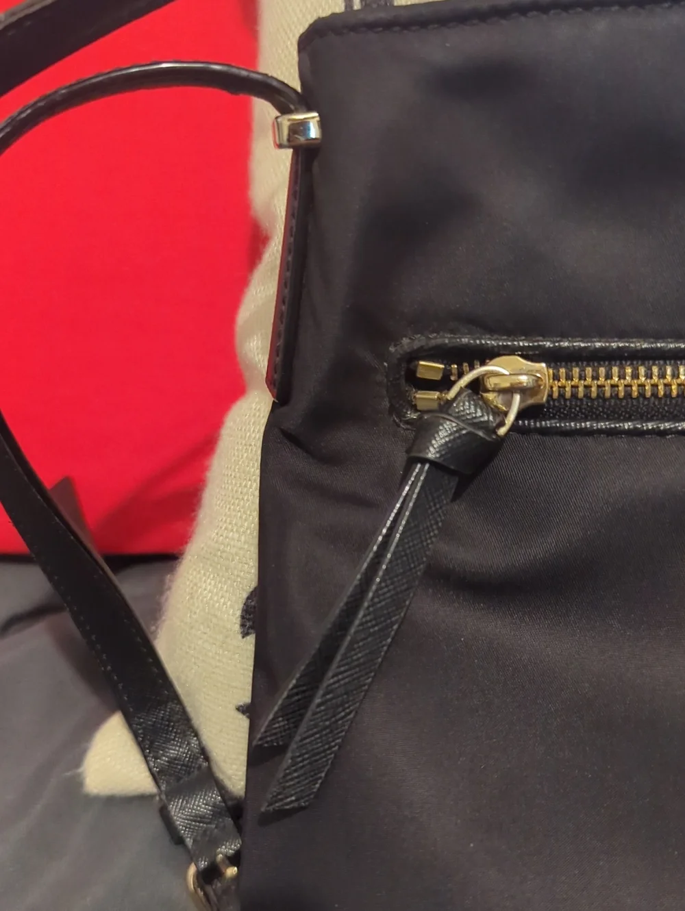 Kate Spade Wilson Road Dessi Tessuto Nylon And Saffiano‎ Leather Crossbody Bag